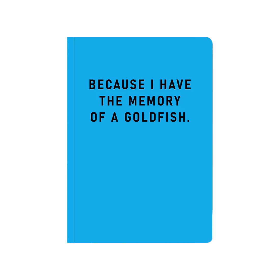Soft cover notebook memory of a goldfish A5