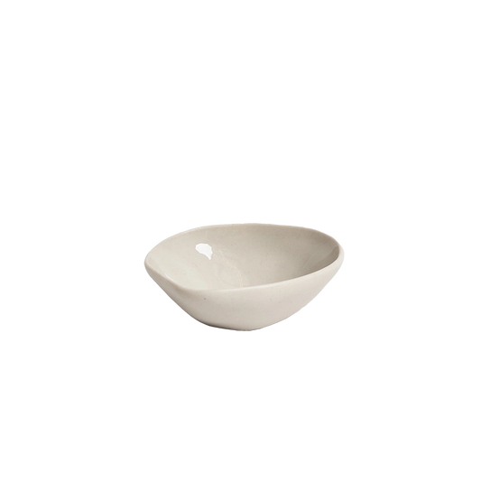 Ceramic organic shaped dish bone 11cm