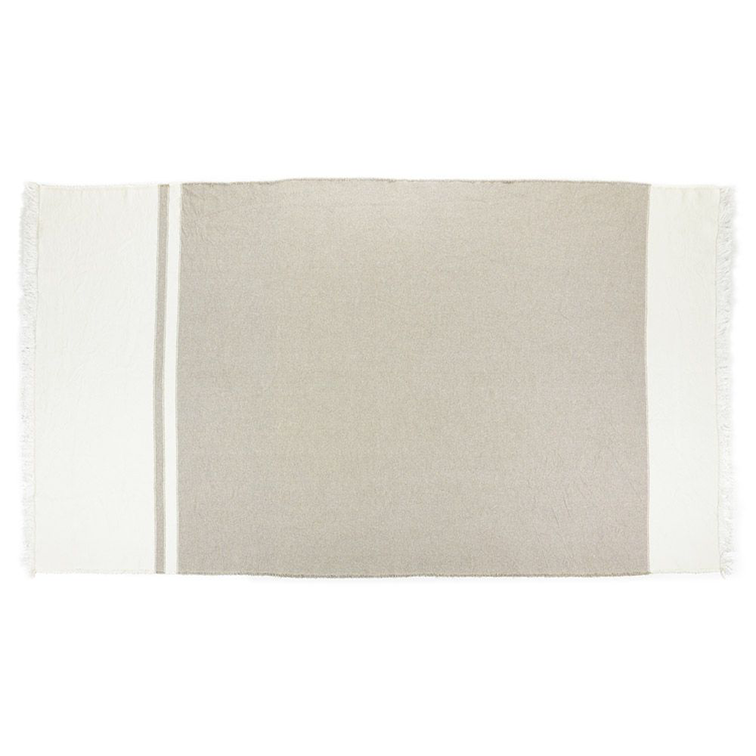 Charlotte linen cotton bed throw 140 x 220cm