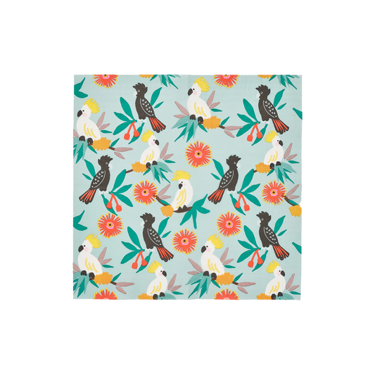 Cockatoo paper napkins set of 20