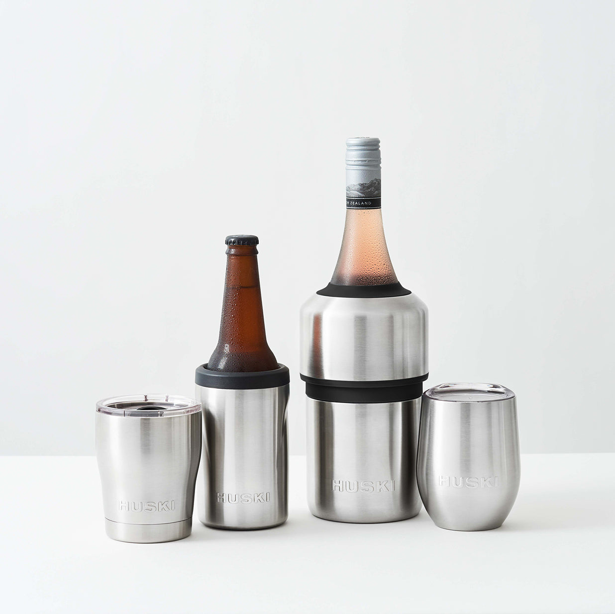 Huski beer cooler brushed stainless