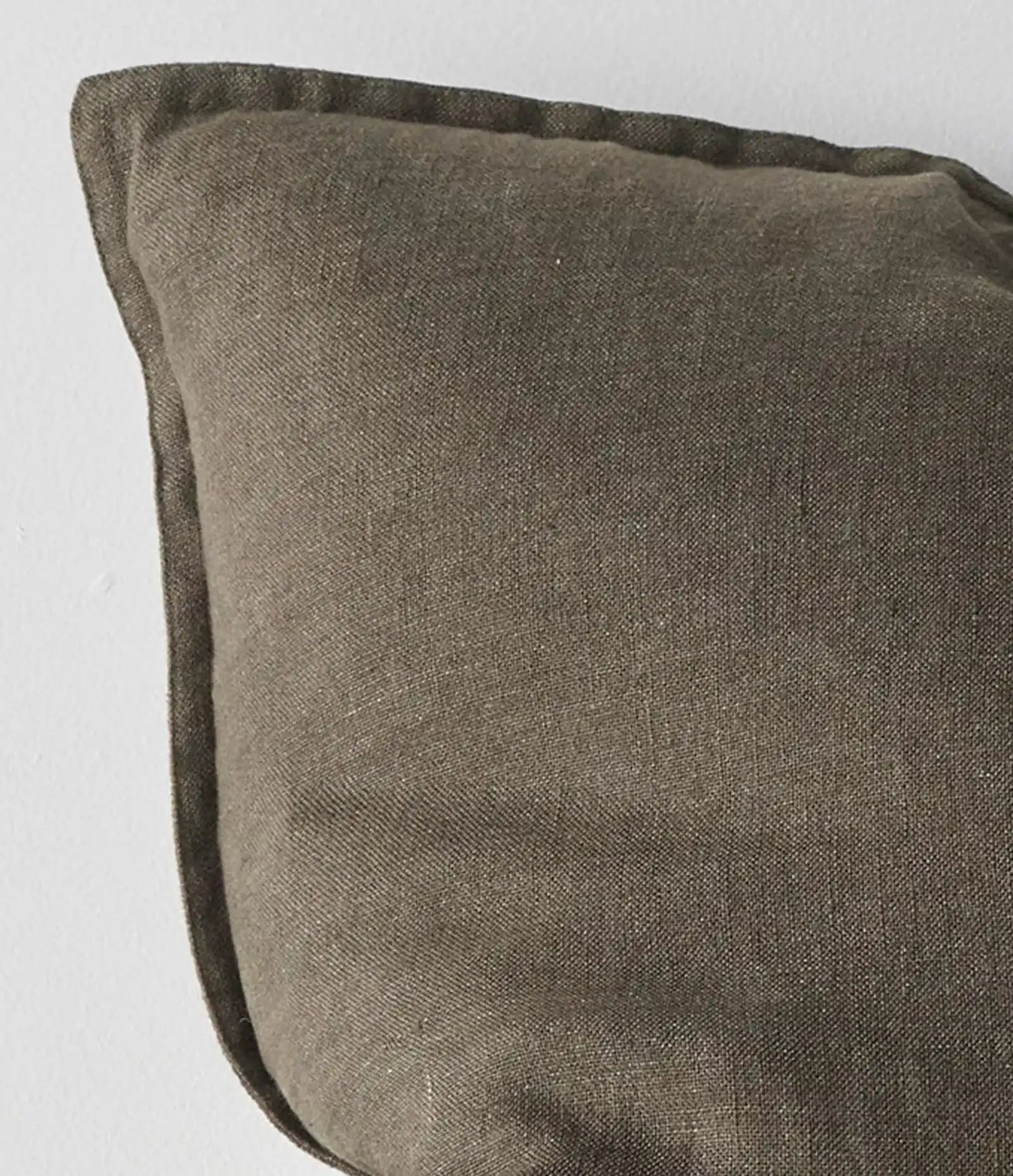 Como linen cushion cover 40 x 60cm spruce