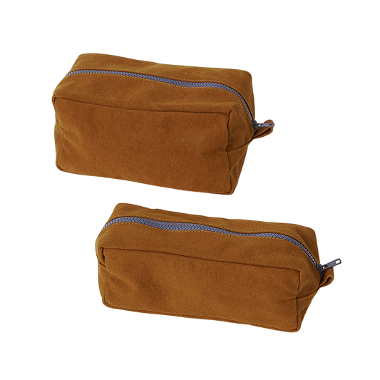 Contrast cotton wash bag masala