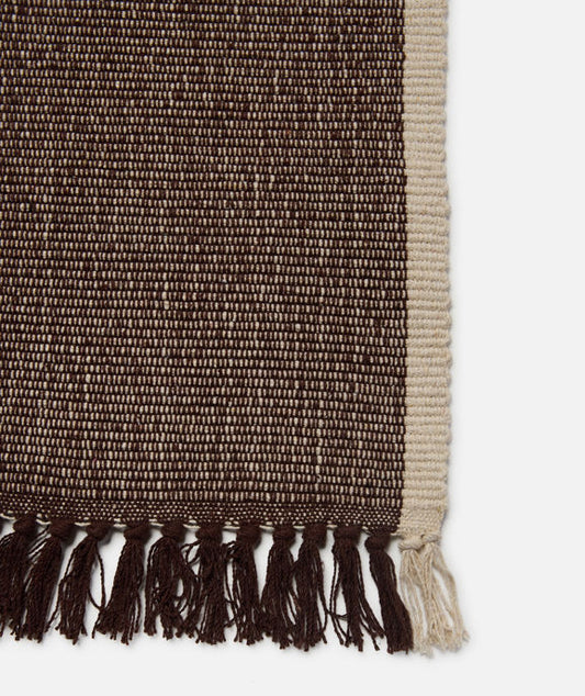 Cotton door mat cocoa 60 x 90cm