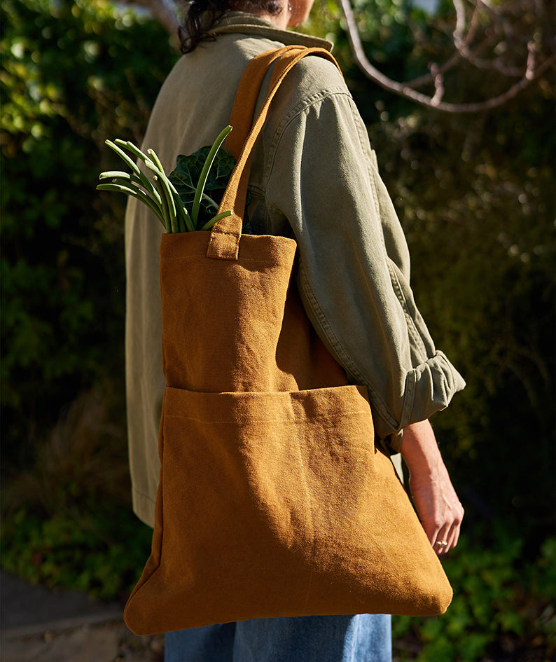 Cotton canvas tote bag masala