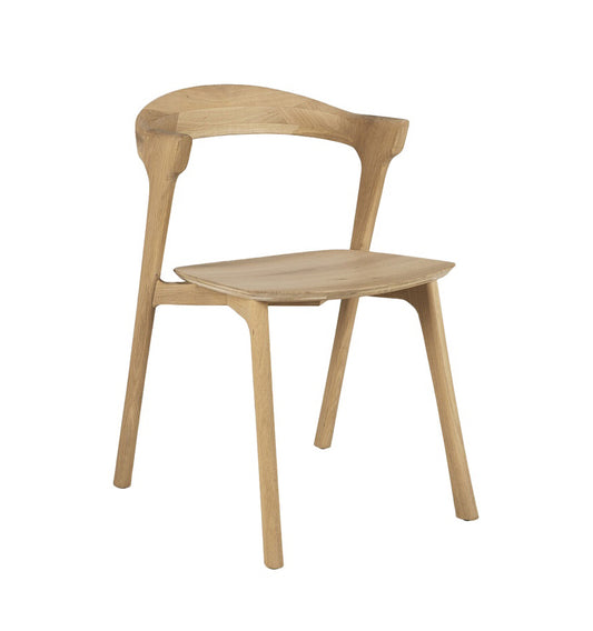 French oak dining chair natural