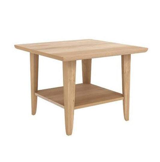 Oak simple side table 55cm