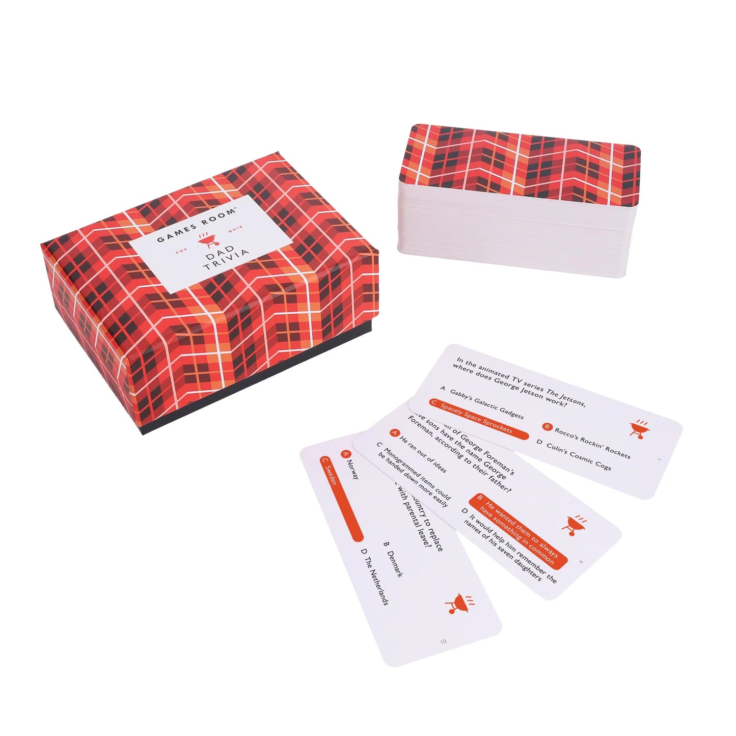 Dad trivia card game