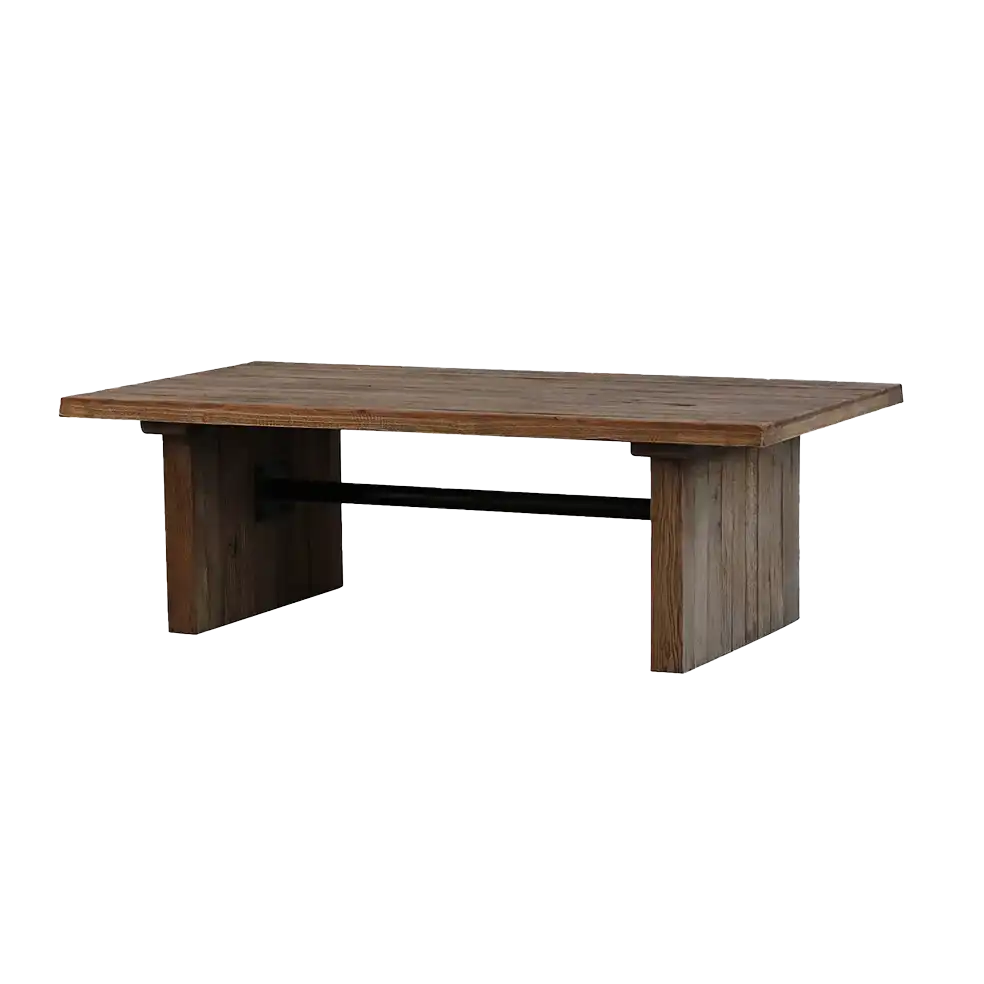 Malachi reclaimed oak coffee table 140cm