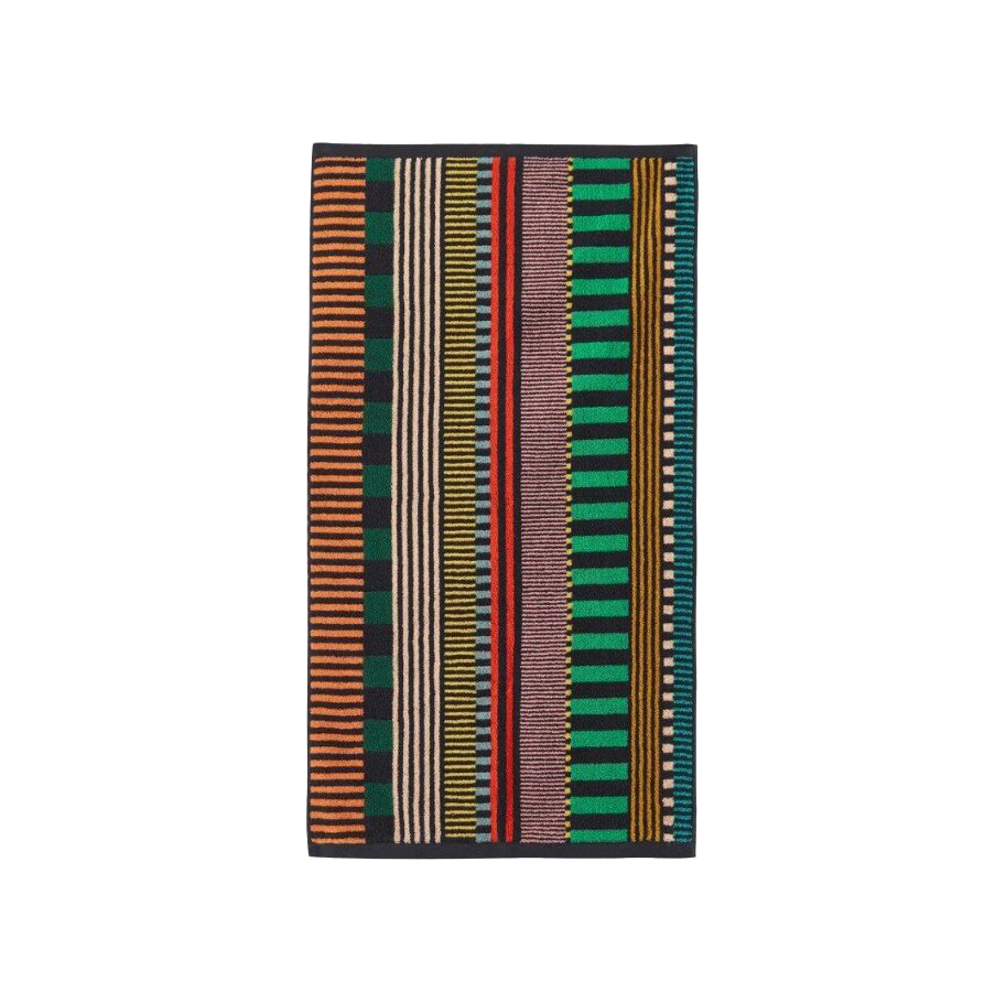 Donna Wilson multi stripe towel range