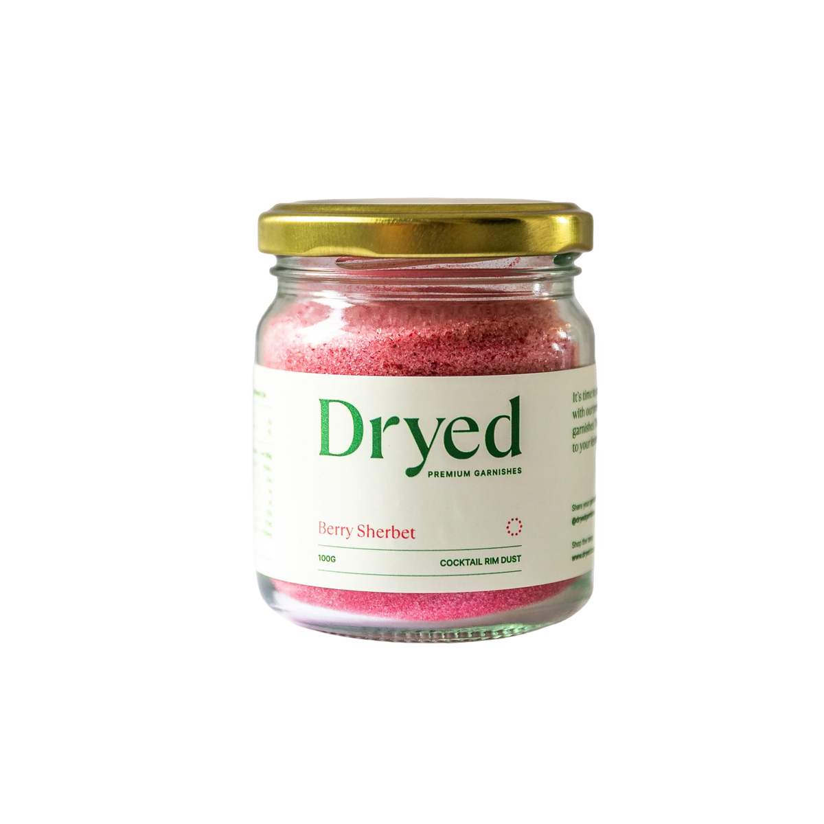 Dryed berry sherbet rim sugar 100g