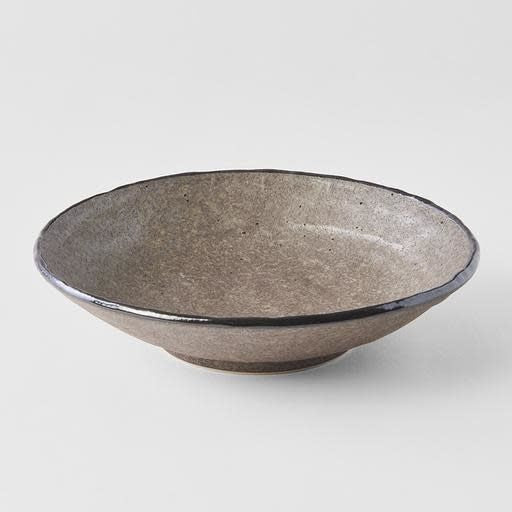 Earth large shallow bowl 24cm