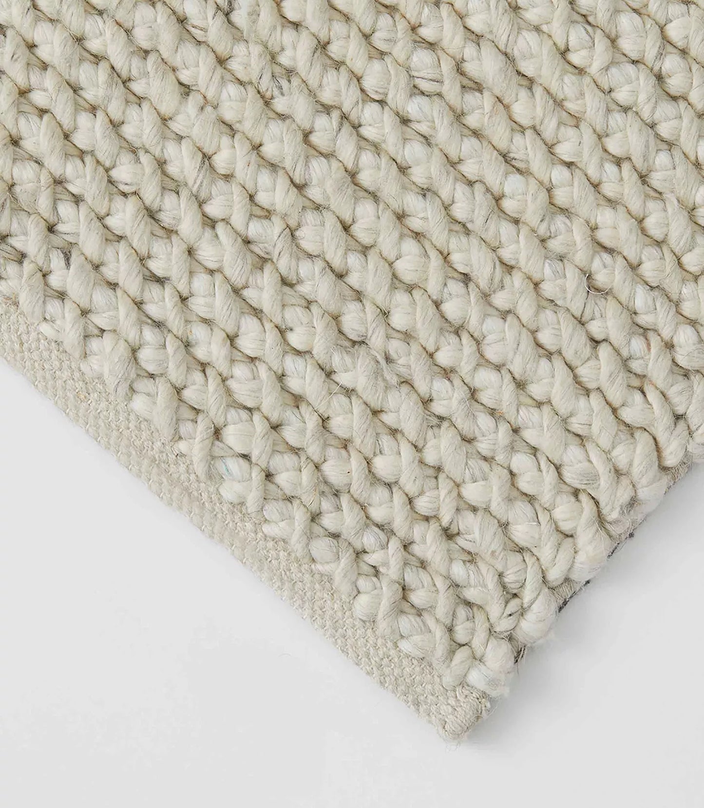 Emerson wool blend rug seasalt