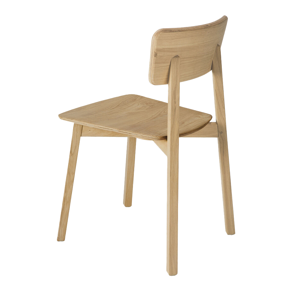 French oak dining chair