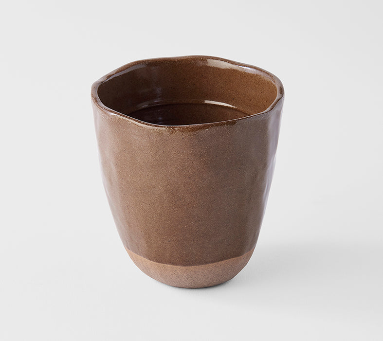 Organic shaped cup 275mls hazel