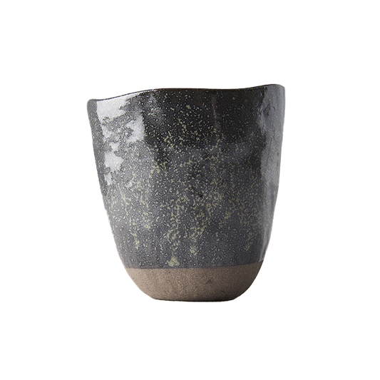 Organic shaped cup 275mls black