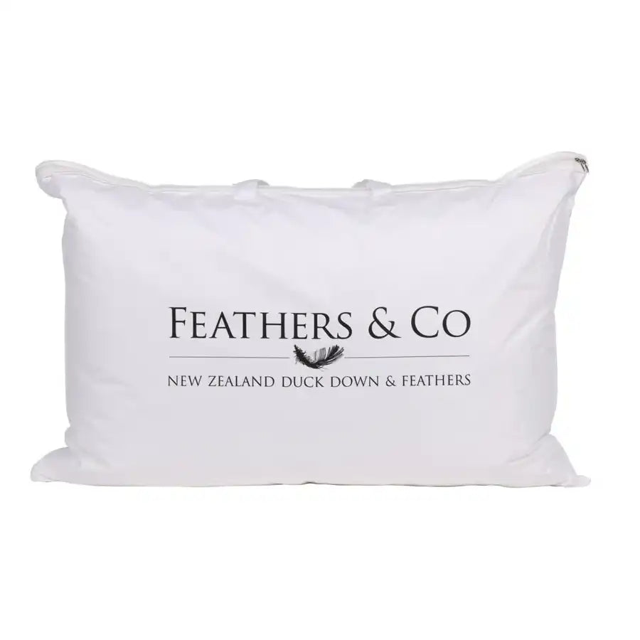 NZ duck feather & down sleeping pillow 75 x 50cm