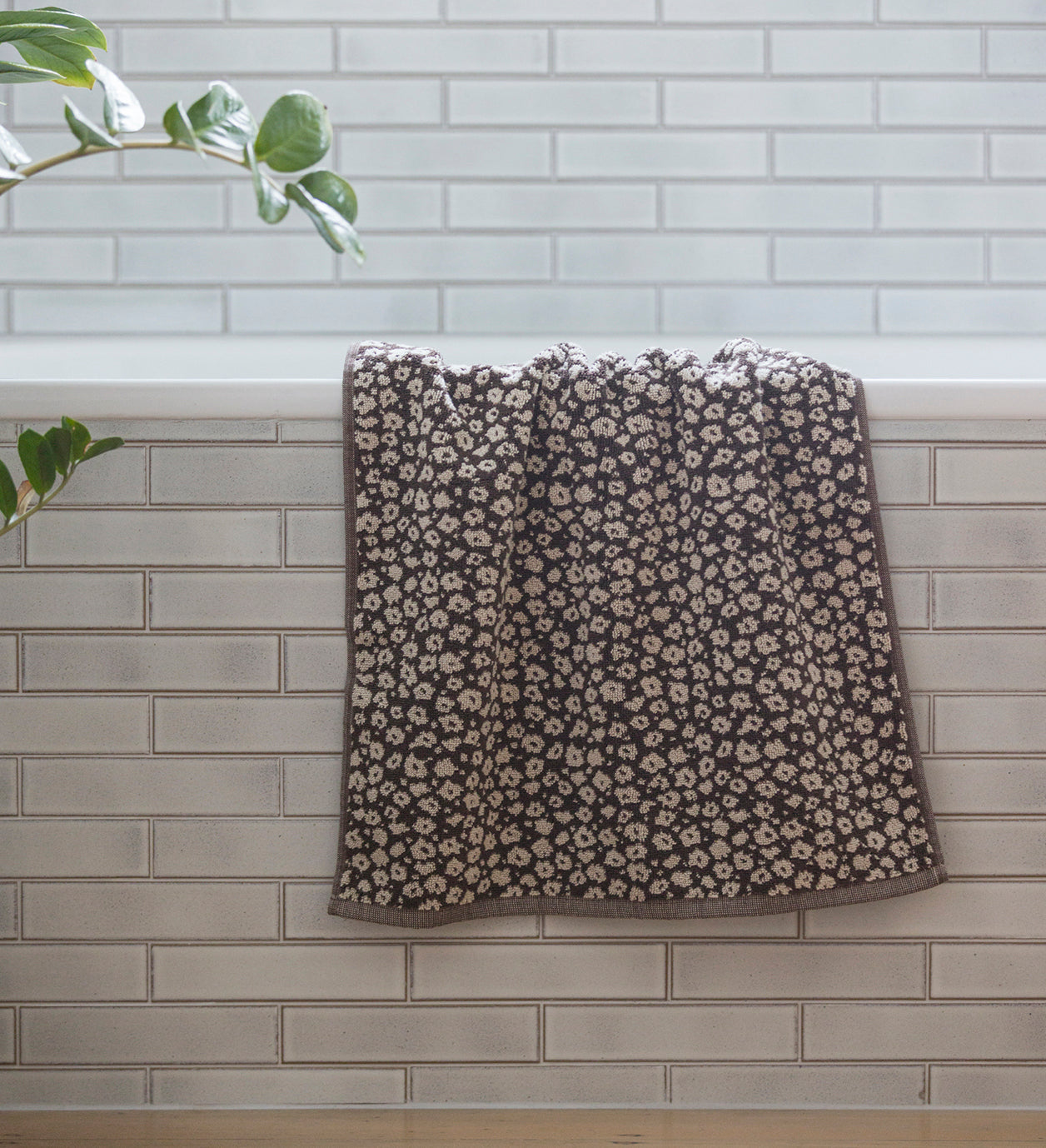 Forget-me-not cotton towel range rye