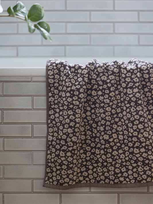 Forget me not cotton towel range rye