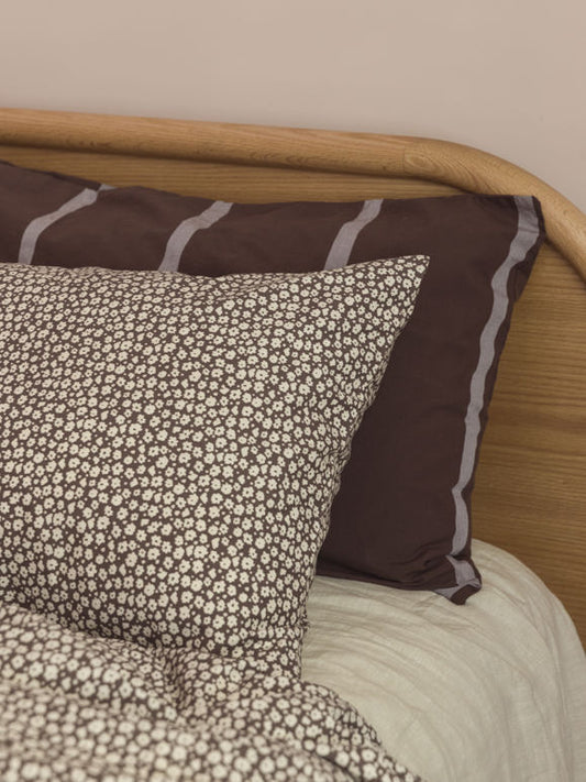 Forget me not pillowcase pair rye