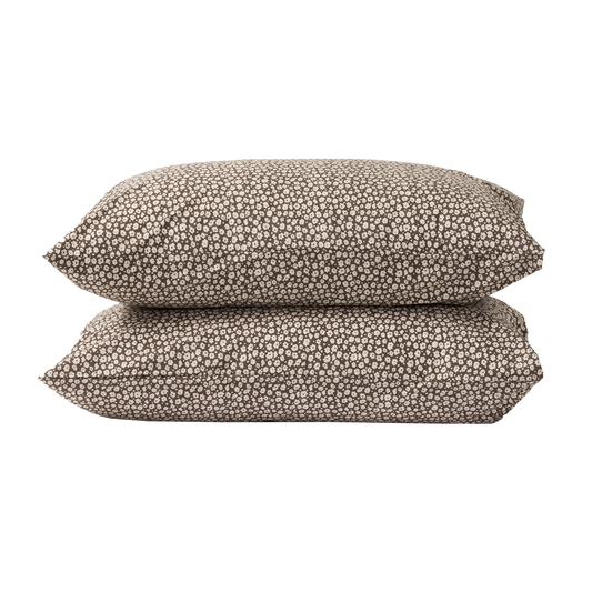 Forget me not pillowcase pair rye