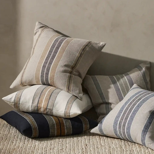 Franco linen cushion cover clay 50cm