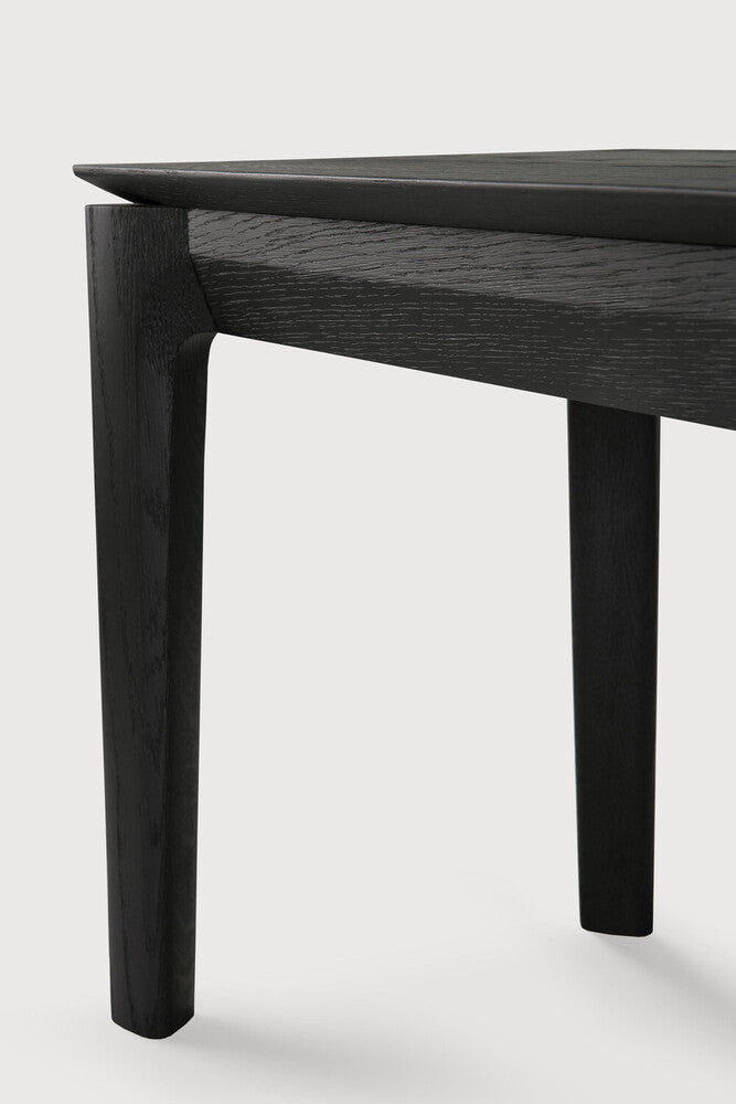 French oak bench seat black
