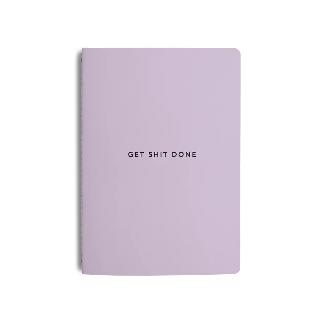 Get Shit Done lined notebook A5 lilac