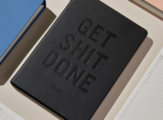 2026 Get Shit Done diary weekly spread A5