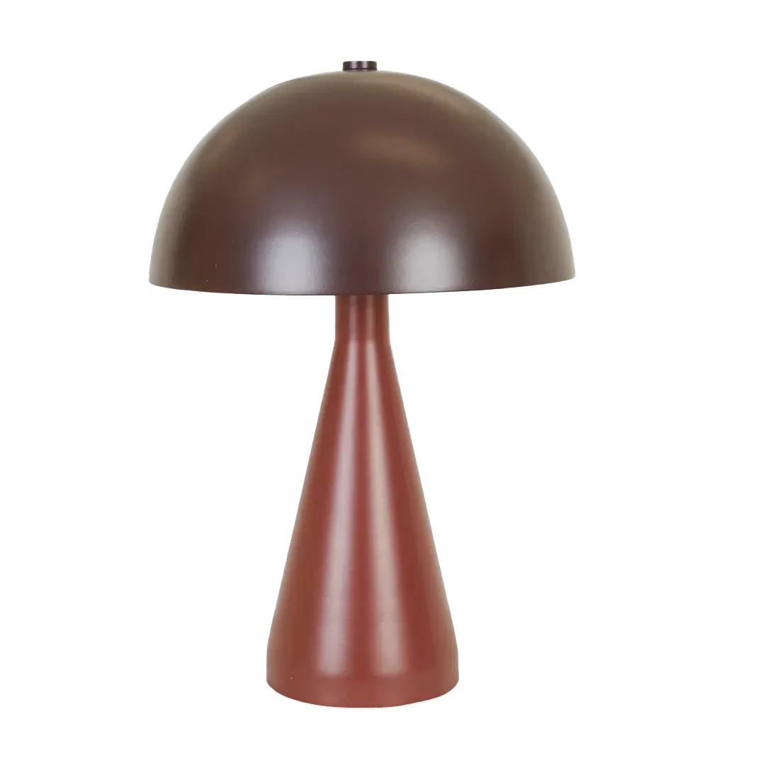 Easton dome table lamp burgundy berry