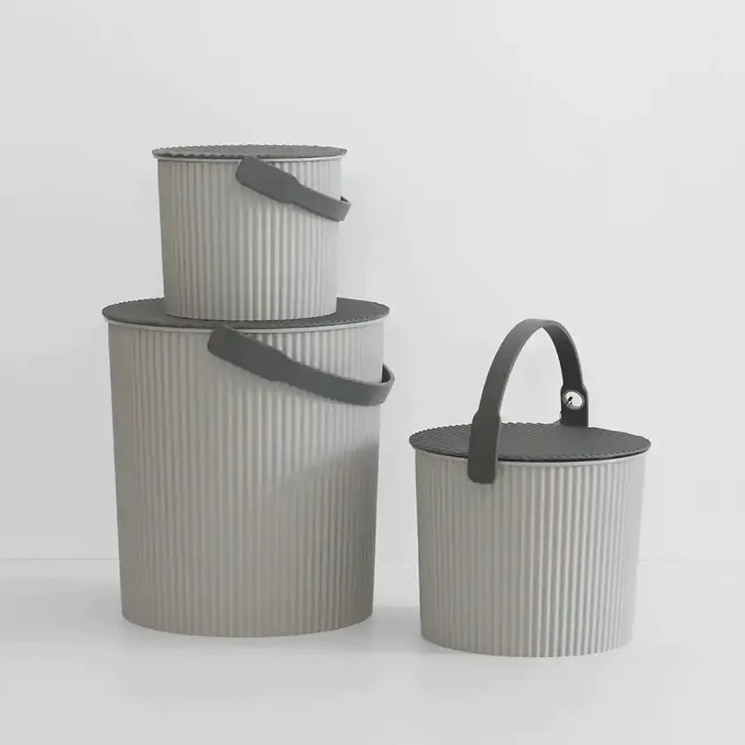 Super bucket 4 litres grey small