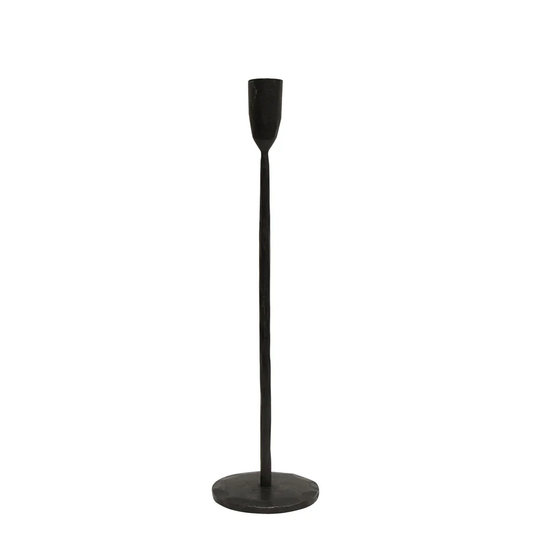 Hand forged candlestick 40cm high