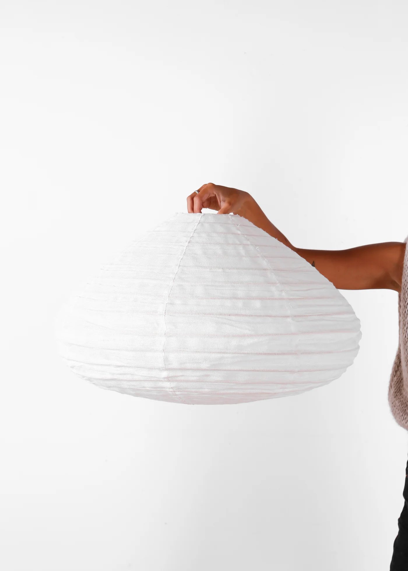 Havana linen pendant shade off-white