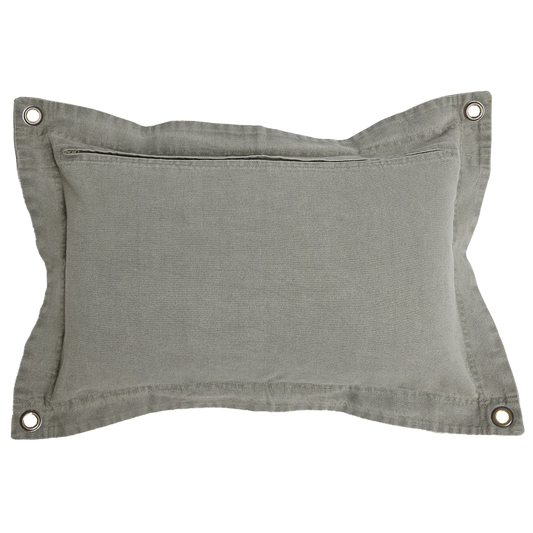 Pony Rider Lil Highlander cushion cover 55 x 35cm olive grey