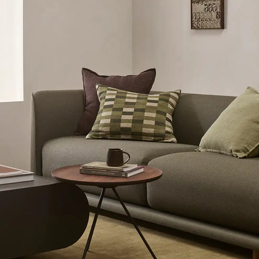 Hugo linen cushion cover forest 55 x 45cm