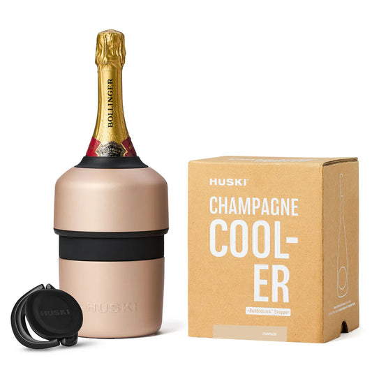 Huski champagne cooler including stopper champagne