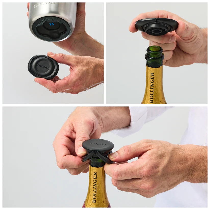 Huski champagne cooler including stopper sand