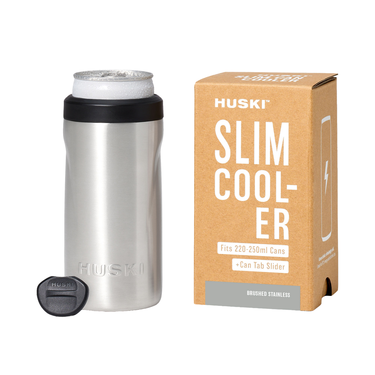 Huski slim can cooler stainless