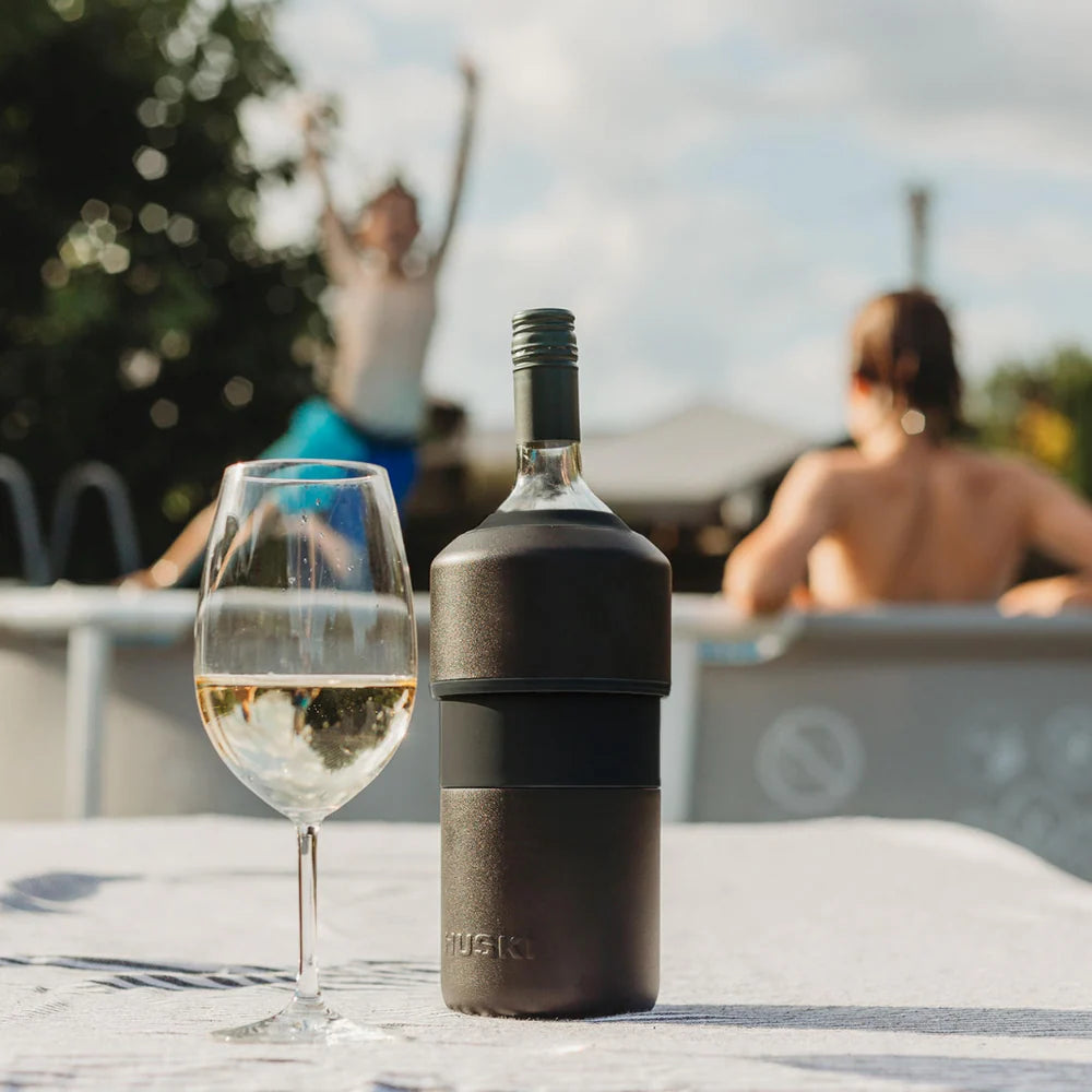 Huski wine cooler brushed stainless