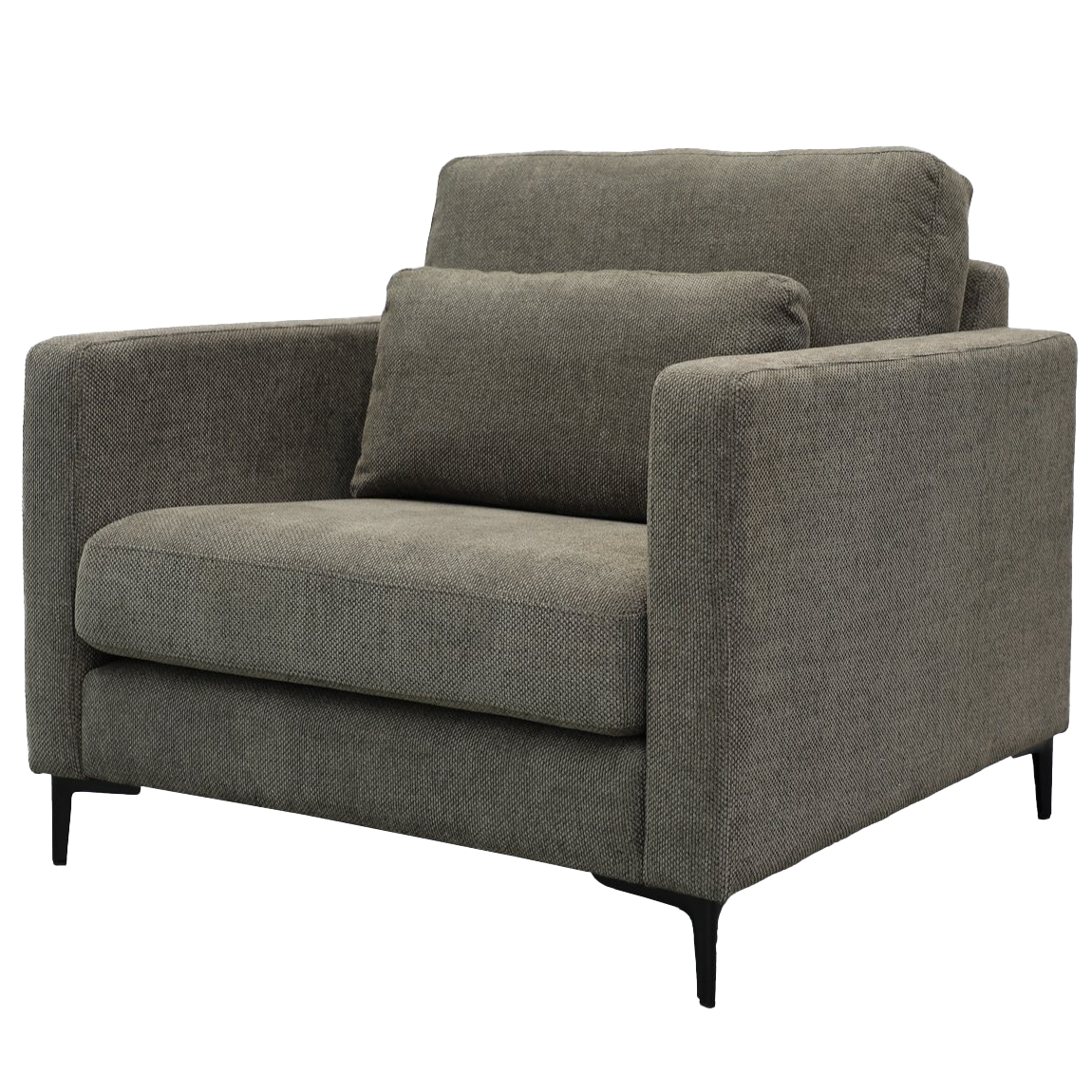 Isle two-tone armchair khaki