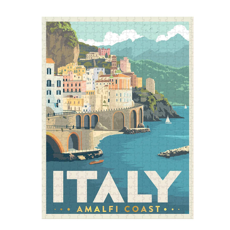 500-piece Italy vintage travel poster jigsaw puzzle