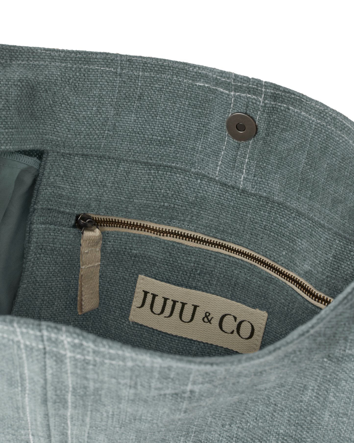 JuJu & Co jute slouchy bag blue