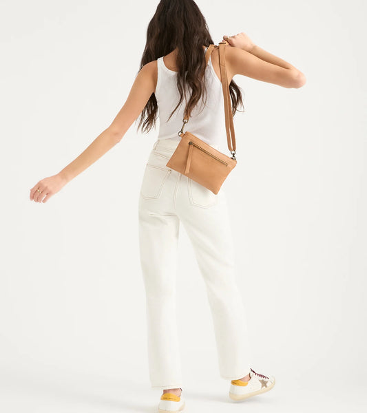 JuJu & Co cross body shoulder bag tan
