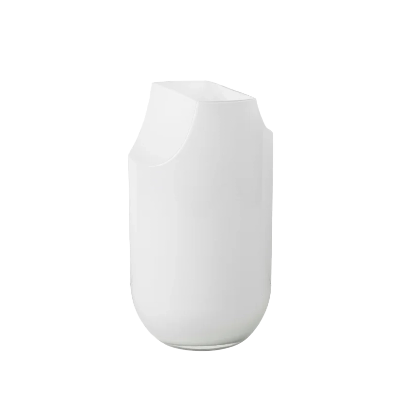 Kristina Dam serif vase opal white