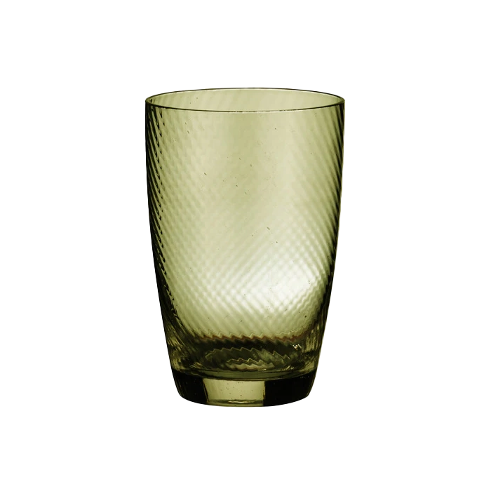 Diagonal rib tumbler olive