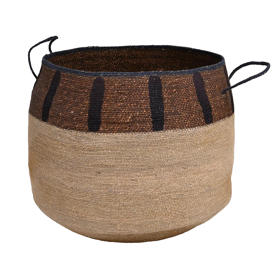 Kintu Velora handmade seagrass basket 44cm