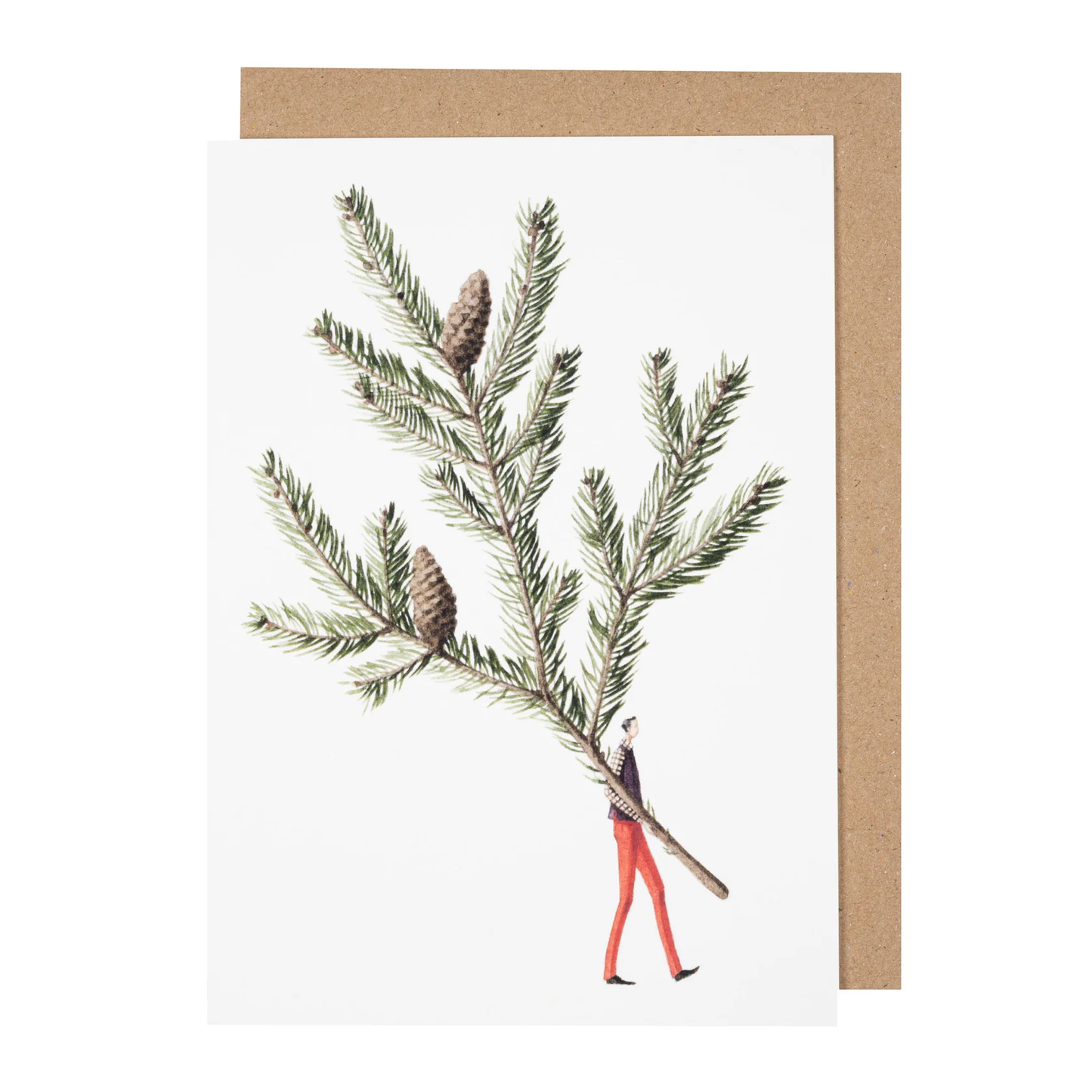 Laura Stoddart spruce illustration card