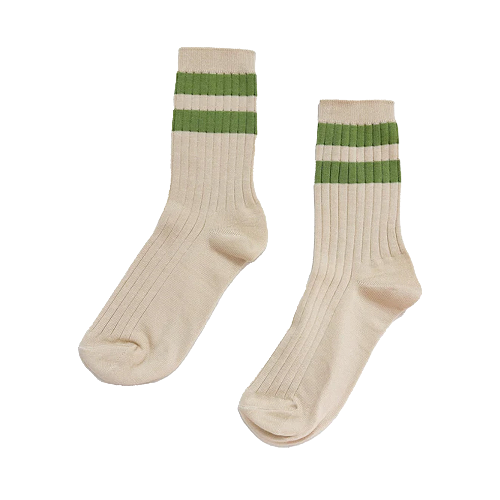 Le Bon Shoppe her varsity socks pear stripe