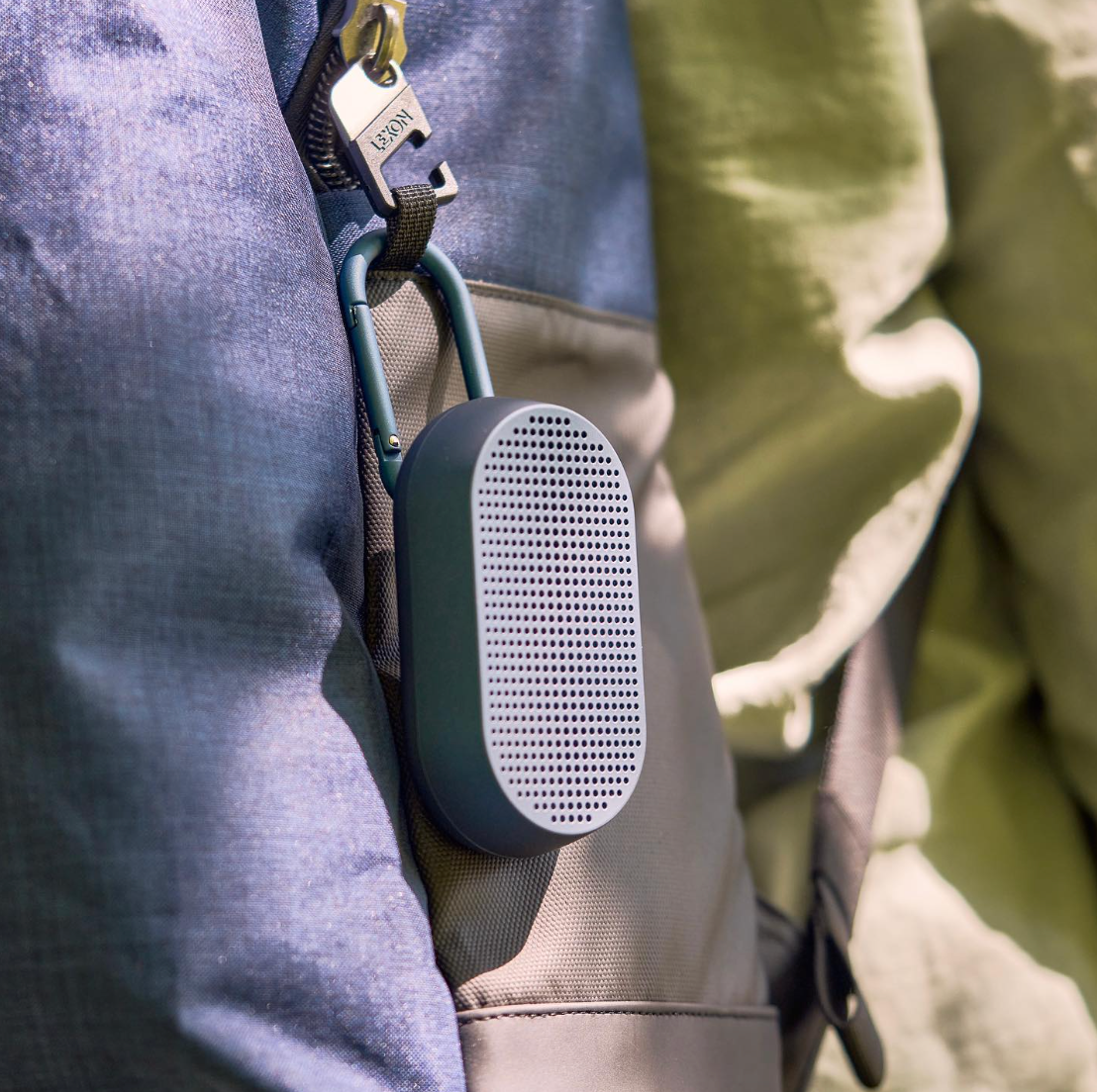 Lexon Mino T bluetooth speaker with carabiner black