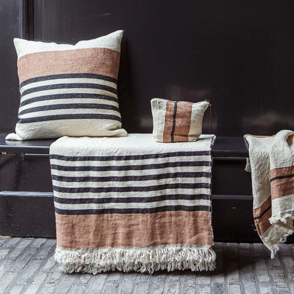 Belgian linen cushion cover inyo 50cm